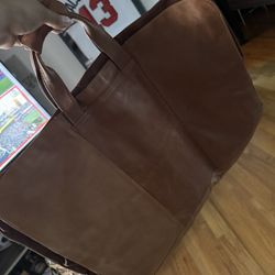 Columbian Leather Garment Bag 
