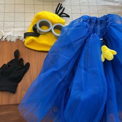 Minion Halloween Costumes for Women Adult， Halloween Costumes Accesories Party Cosplay Set