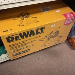 Brand New DEWALT 12” Double Bevel Compound Sliding Miter Saw DWS779