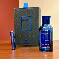 Bharara Bleu EDP Men’s Fragrance (used) 100% Authentic