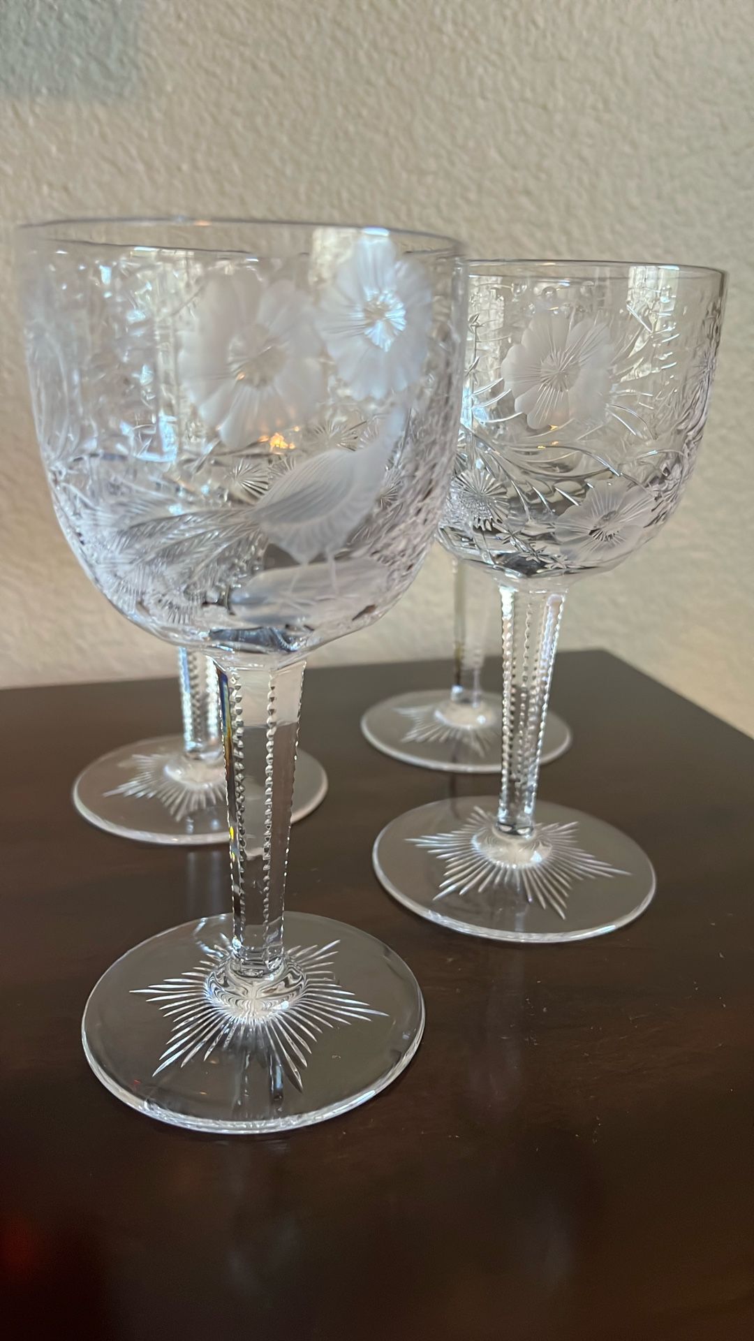 Exquisite Crystal Wine Glasses
