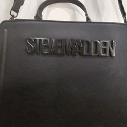 Steve Madden Black Structured Purse