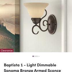 Two Beautiful Hardwired Sconces