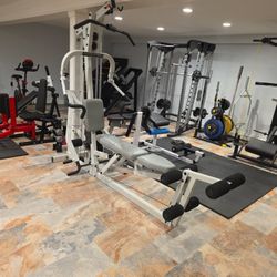 Home Gym Workout Cable Machine Pacific Fitness 