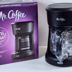 Mr. Coffee (contact info removed), 5-Cup Mini Brew Switch Coffee Maker, Black #860