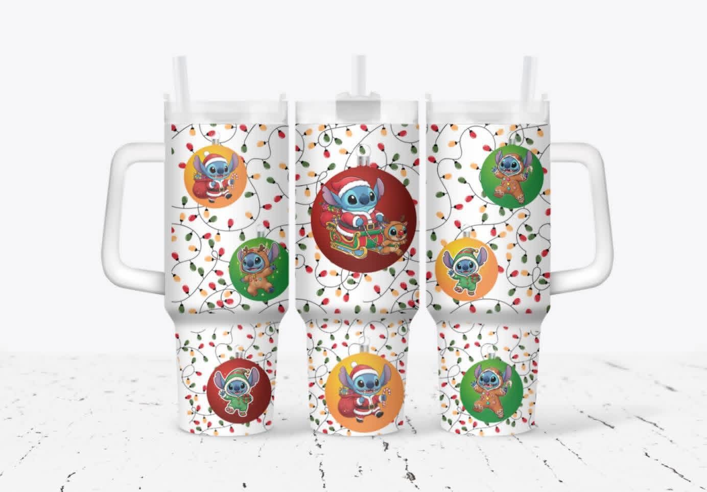 Stitch Christmas 40oz Tumbler