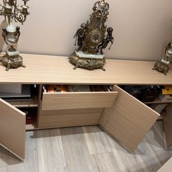 Media Console With Storage