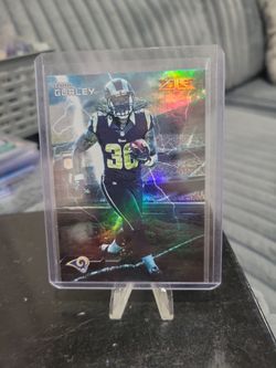 Todd Gurley  topps holo fire football card