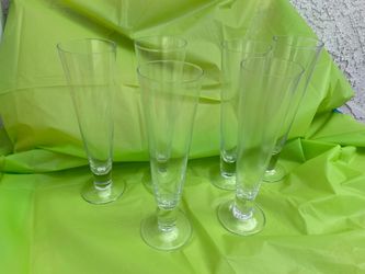 PILSNER BEER GLASSES (6)
