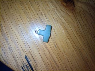 Stone Cross Pendant Charm