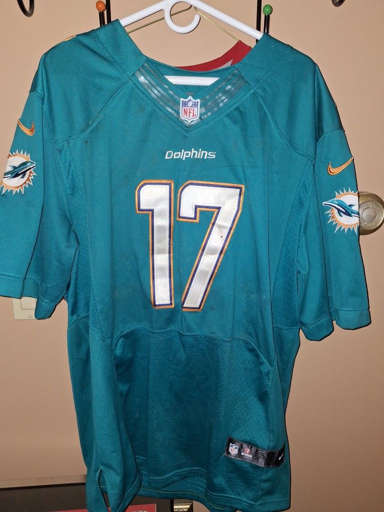 NWT NIKE ELITE Miami Dolphins Ryan Tannehill NFL Jersey Size 52 MSRP $75