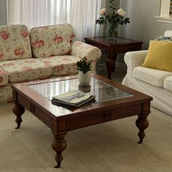 Three Elegant Tables & Two Sofas