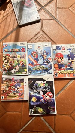 Wii/3DS/Gameboy Games (Check Description For Pricing)
