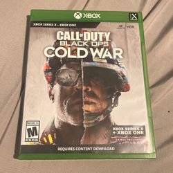 Call Of Duty Black Ops Cold War Xbox One 