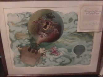 Around The World Antique Picture 