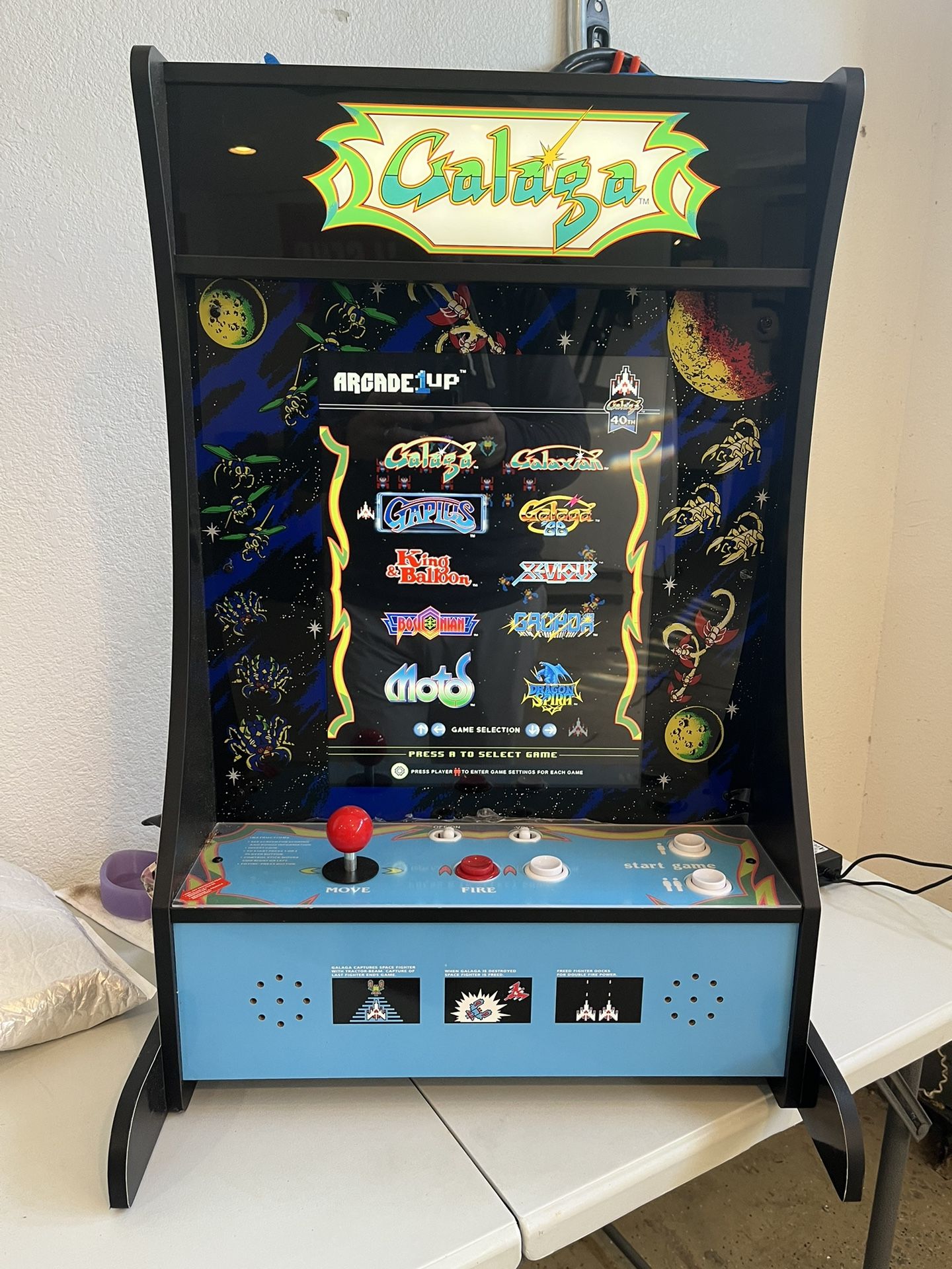 Arcade1up-PartyCade Galaga 40th Anniversary 10 In-1 for Sale in