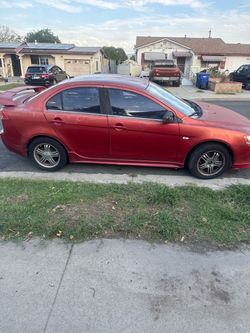 Mitsubishi Lancer Red Sedan