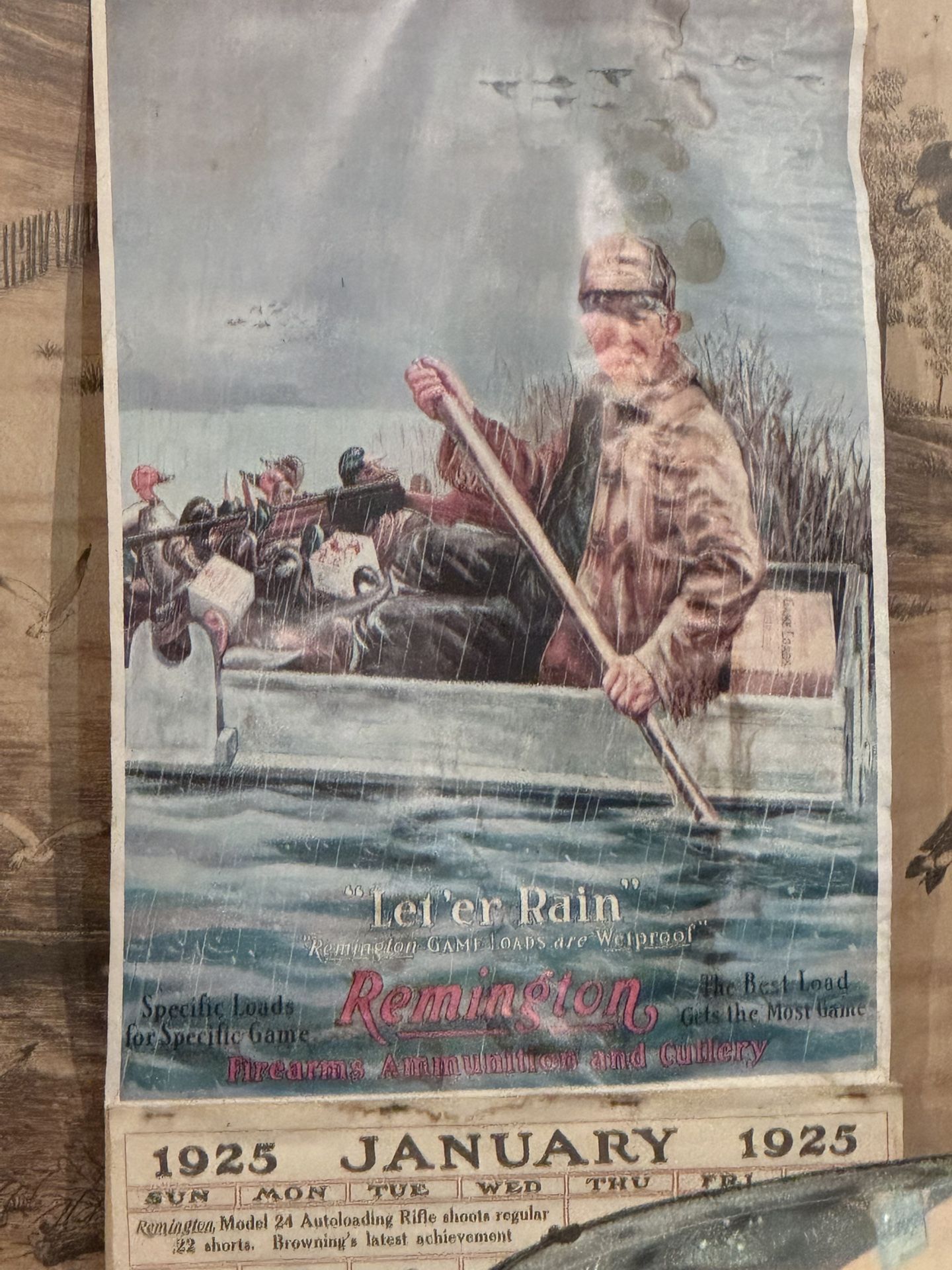 Remington Arms 1925 Calendar