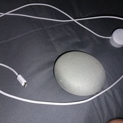 Google Home Mini smart speaker. 
