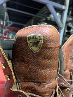 Job box, work boots