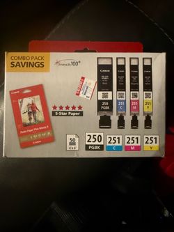 Canon ink cartridges combo pack