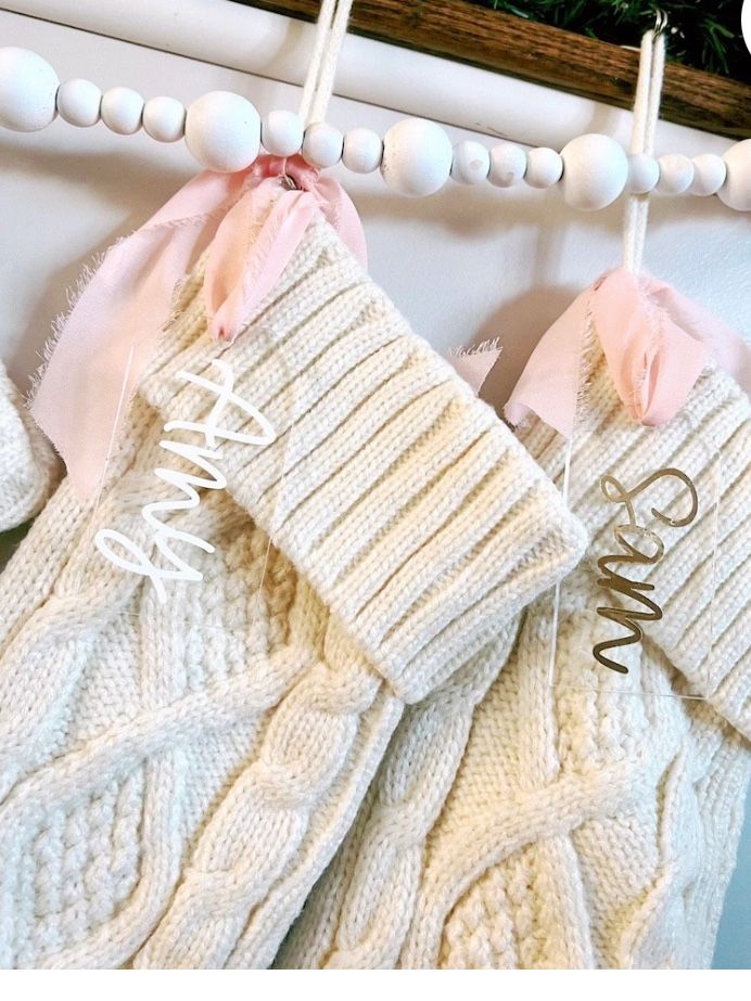 Name tags acrylic ( custom made)