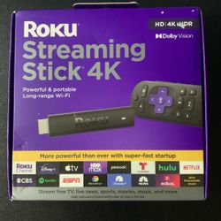 roku streaming stick 4k