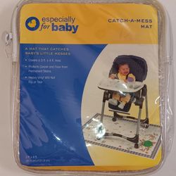 NEW catch-a-mess highchair floor mat $8 FIRM