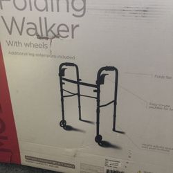 Folding Walker with Wheels