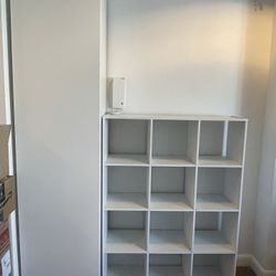 Single Door White Wardrobe