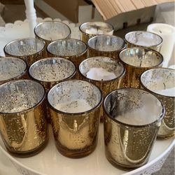 Gold Candle Holder