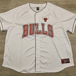Chicago Bulls Official NBA Men's 5x & 3x Stitched Jersey 