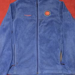 Columbia Chicago Cubs Steens Mountain Full-Zip Jacket Size Medium Unisex Blue