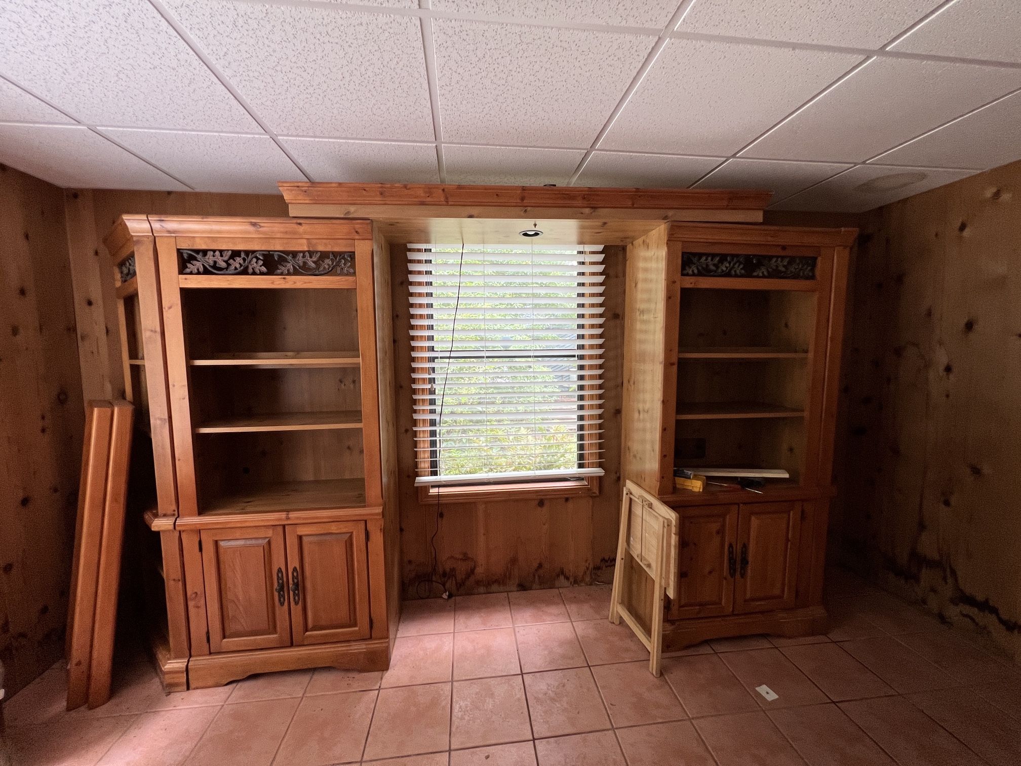 Entertainment Center Or Desk Area
