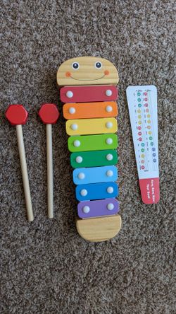 Wooden caterpillar xylophone, Melissa and Doug
