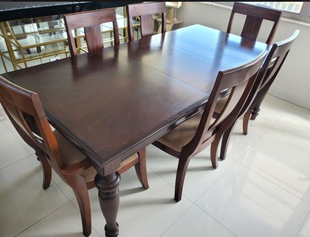 Cherry Wood Dining Table- Negotiable