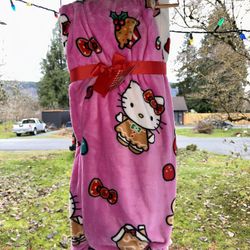 Hello kitty blanket