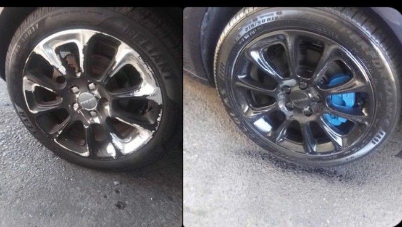 Rim Repair Painting Scratch N Chipped Rims