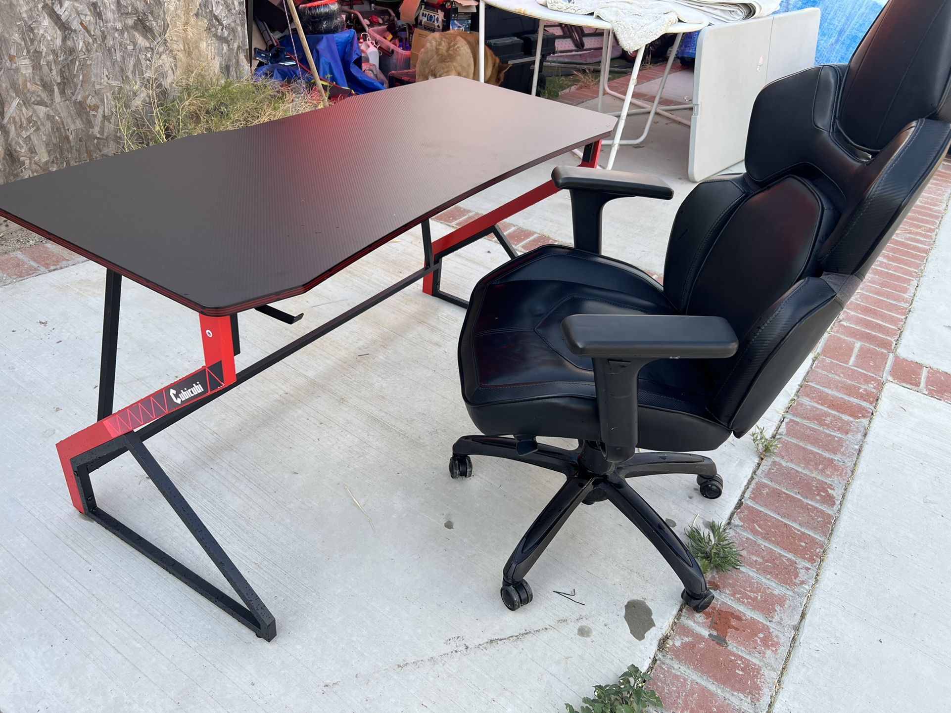 Game Desk And Game Chair $250