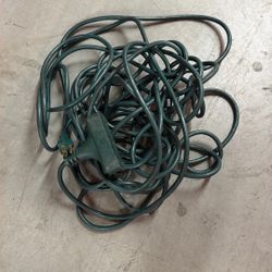 Extension Cord With Three Plugs