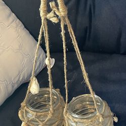 2-candle Holders Beach Theme