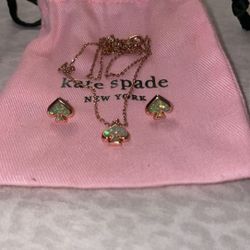 Kate Spade Earrings And Necklace ♠️ 