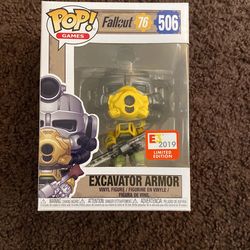 Funko POP! Games: Fallout 76 Excavator Armor - E3 2019 Exclusive