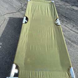 Military Cot. Vintage