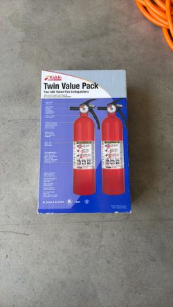 Two ABC Rated Fire Extinguishers