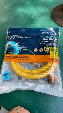 5/8” OD Gas Range connector kit