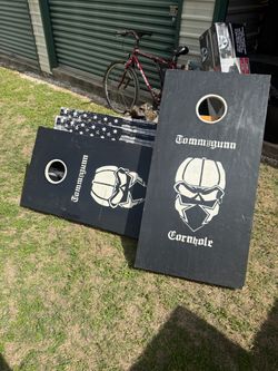 Heavy duty, custom-made cornhole boards
