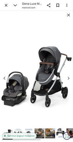 Maxi-Cosi Siena Luxe Modular Travel System, Travertine