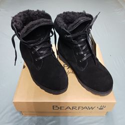 Bear Paw Fur Lined Boots Ladies Size 8W