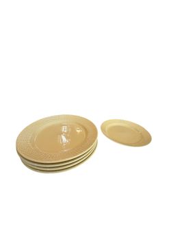 5 Basketweave Yellow by MARTHA STEWART Dinner Plate Exclusive To Macy's